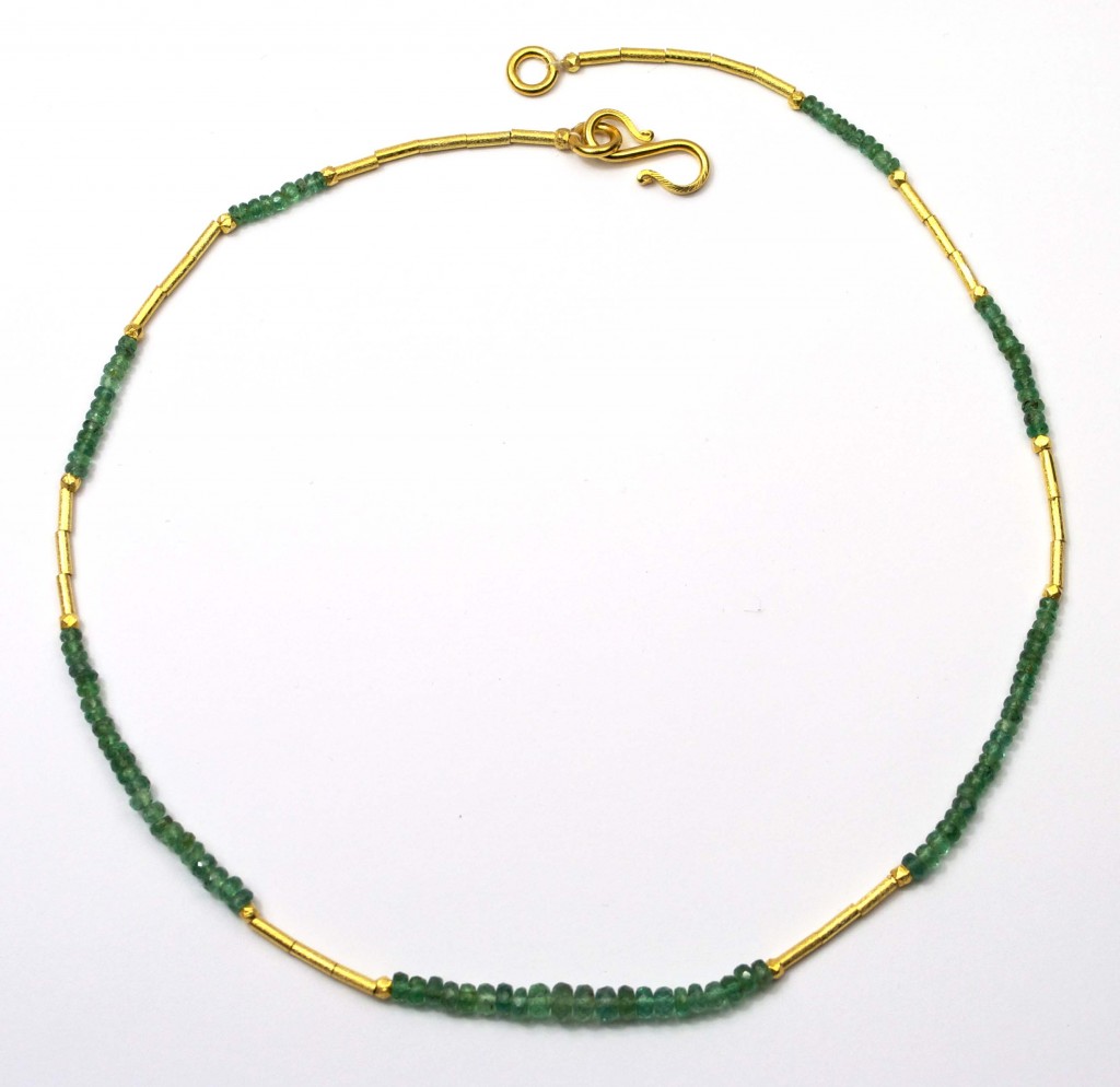 Emerald Necklace 18 inch II