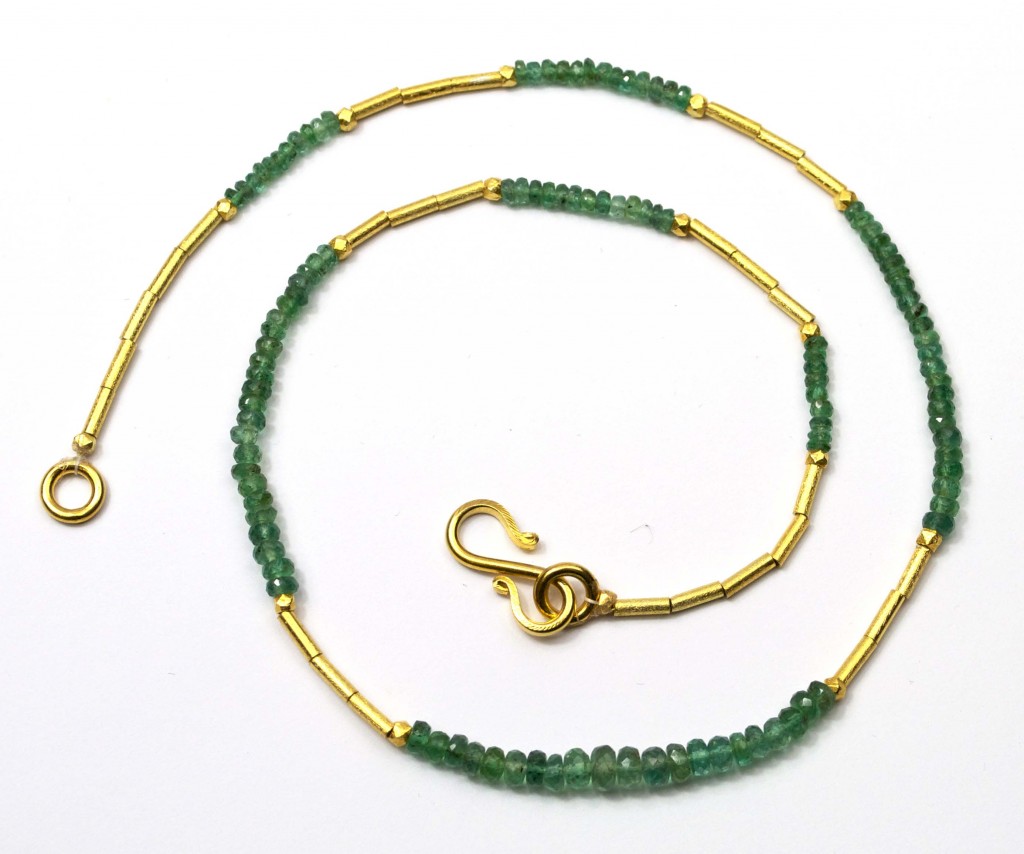 Emerald Necklace 18 inch III