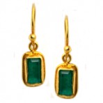 Emerald 18kt Gold Earrings